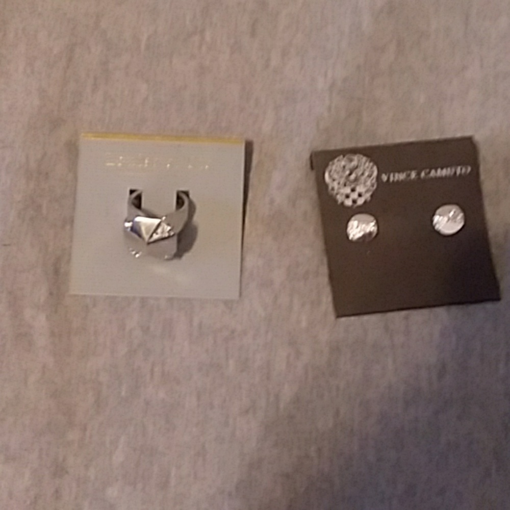 Ring and earrings